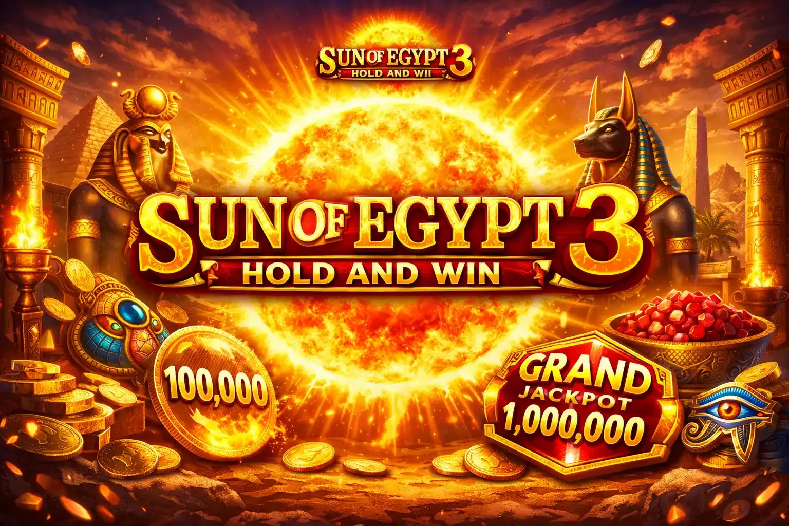 Sun of Egypt 3-те 150 фриспинге дейін